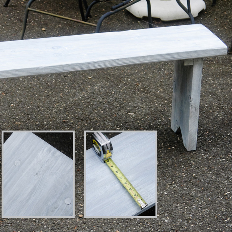 hand crafted rustic country benches