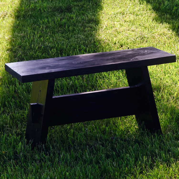 hand crafted rustic country benches