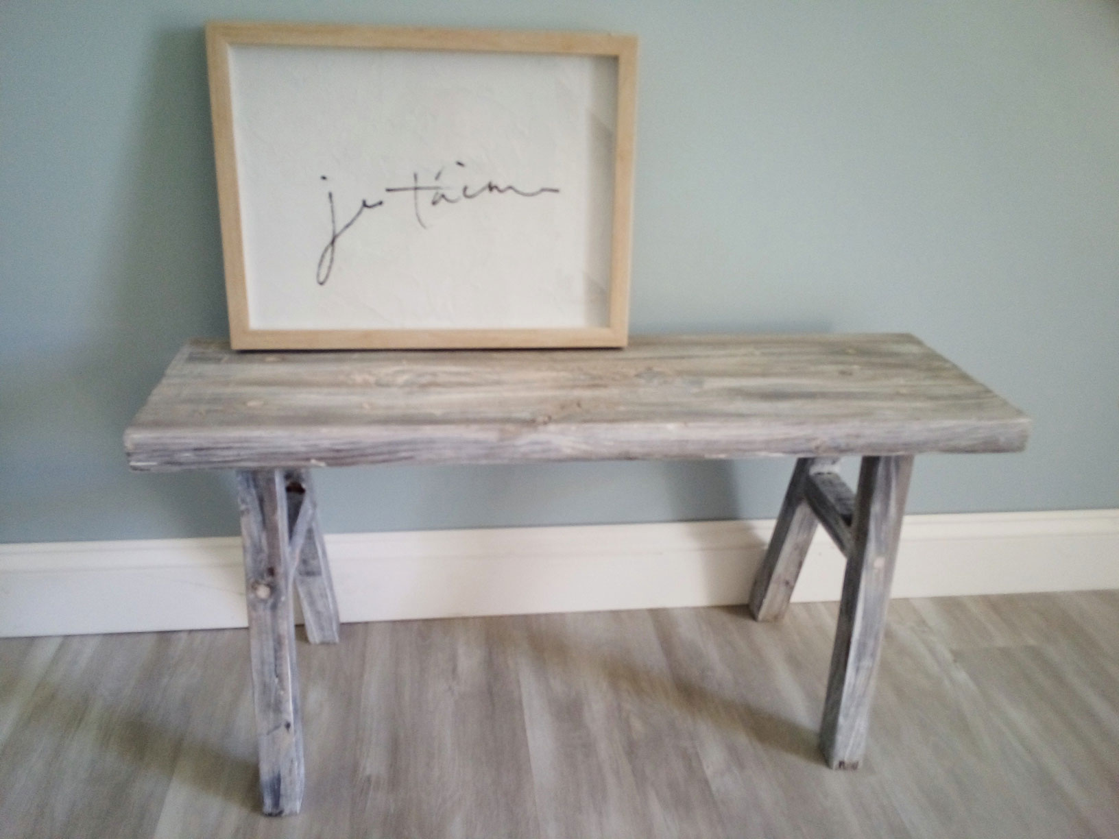 hand crafted rustic country benches