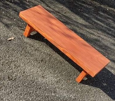 hand crafted rustic country benches